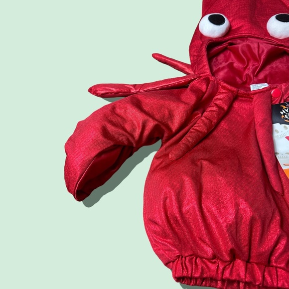NWT Infant Red Squid Halloween Costume Target Hyde And Eek Size 0-6 Months - Picture 2 of 11
